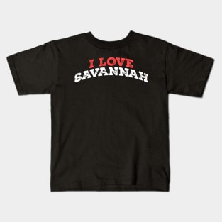 Savannah I Love Kids T-Shirt